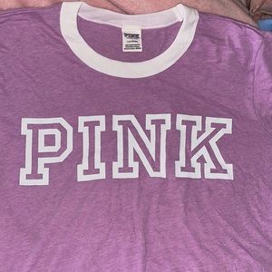 Brand new pink T-shirt size large